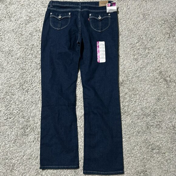 Levi's Pants - Levi’s Women’s Slim Straight Jeans Plus 14.5 Midnight Premium Stretch NWT
